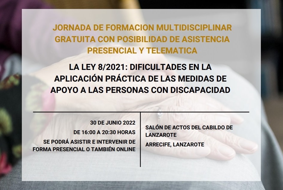 Cartel Jornada Discapacidad LZTE