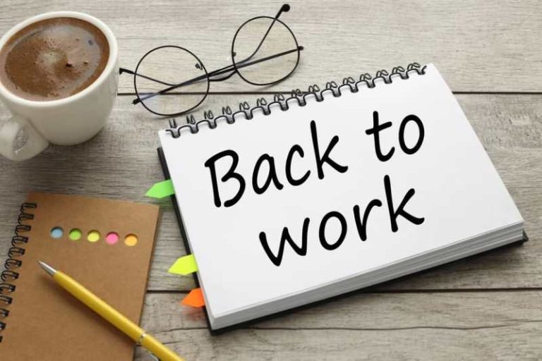 vuelta al trabajo